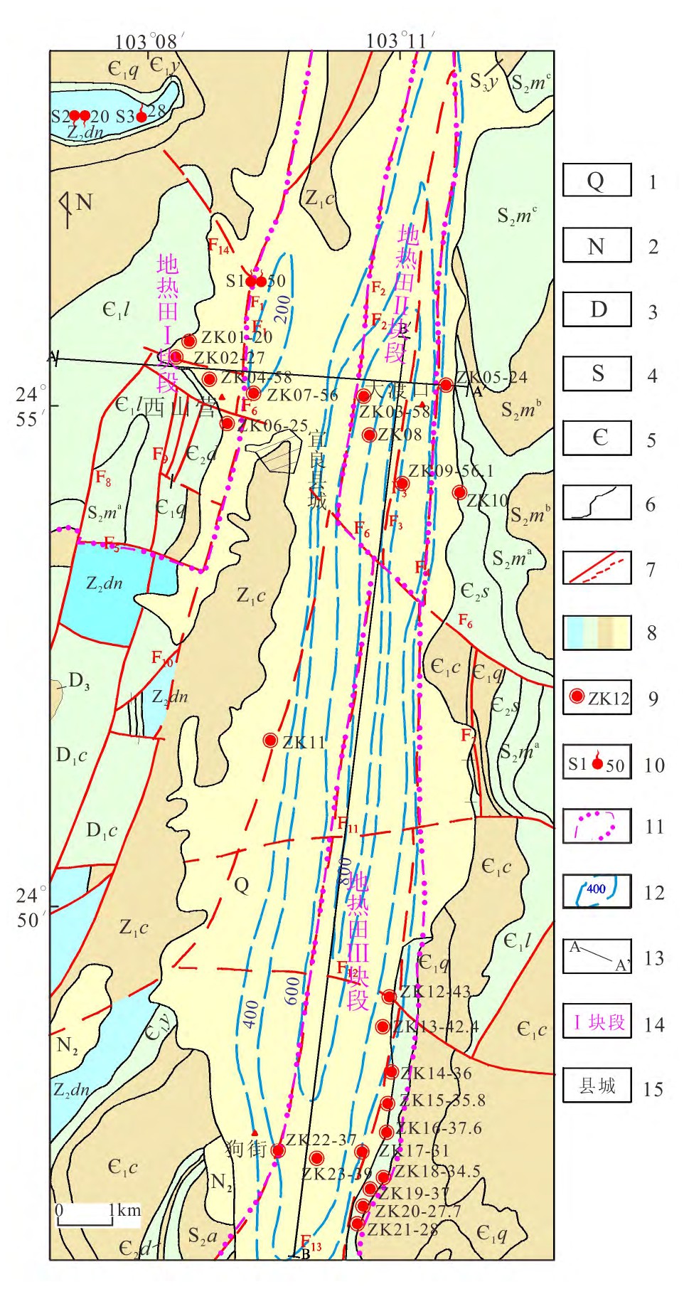 云南省宜良縣地熱(溫泉)資源分布規律-地大熱能 云南省宜良縣地熱(溫泉)資源分布規律-地大熱能